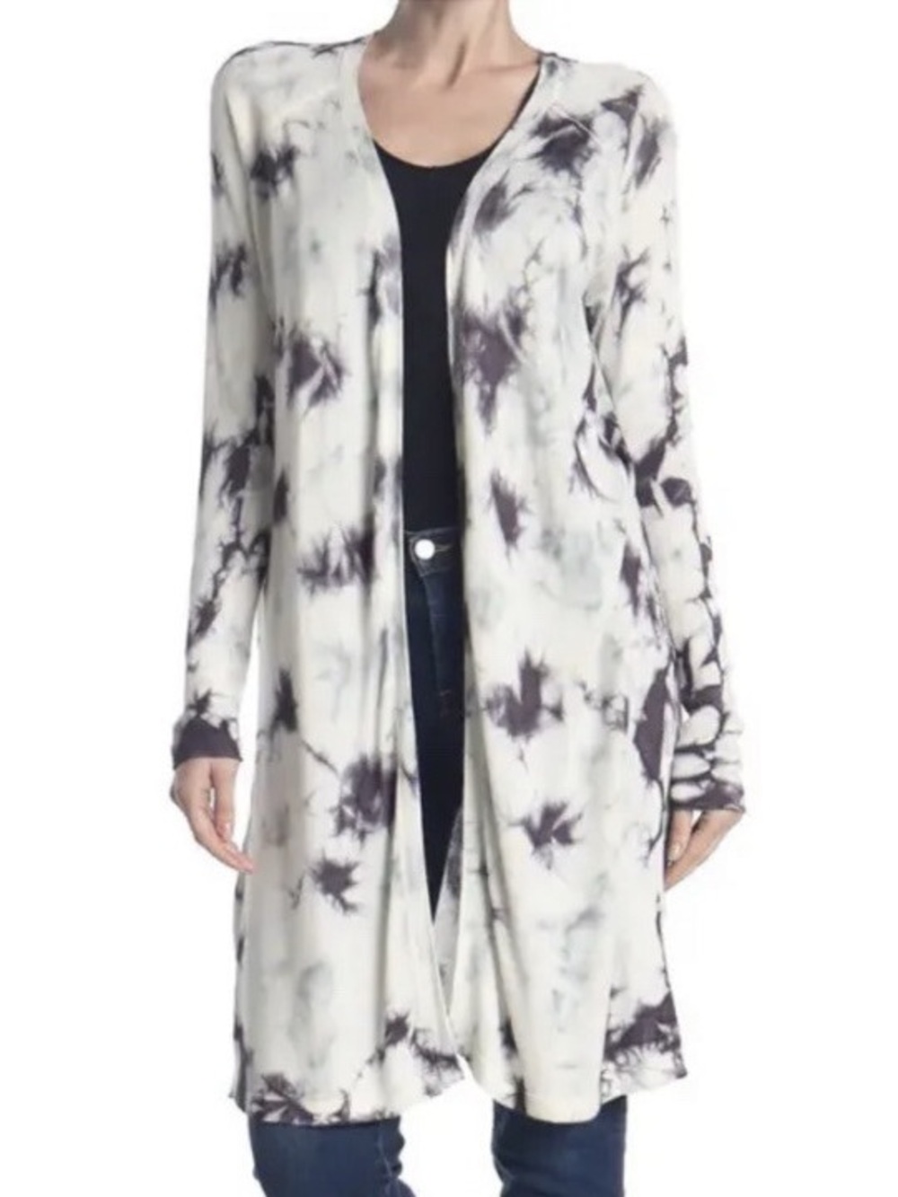 Sweet Romeo Tie-Dye Cardigan